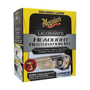 Meguiar’s Ultimate Headlight Restoration Kit | Advanced Ceramic Sealant | G2990